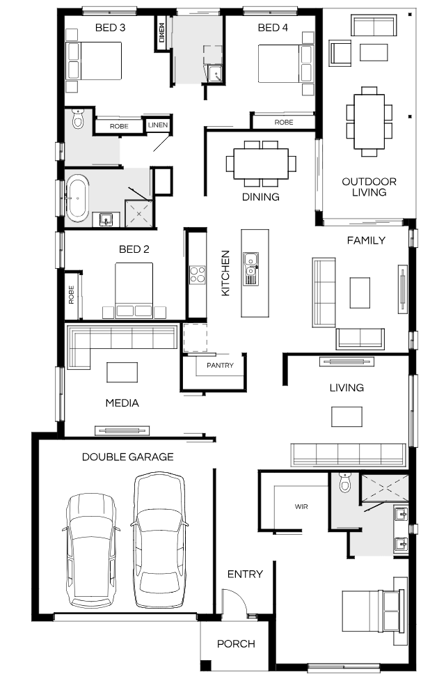 Grange 258Q Lodge - Coral Homes at Harmony Display Village